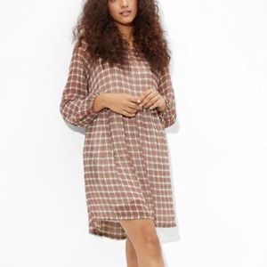 BRAND NEW American Eagle Plaid Babydoll Dress